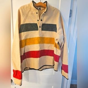 Vintage Woolrich Hudson bay pattern pullover